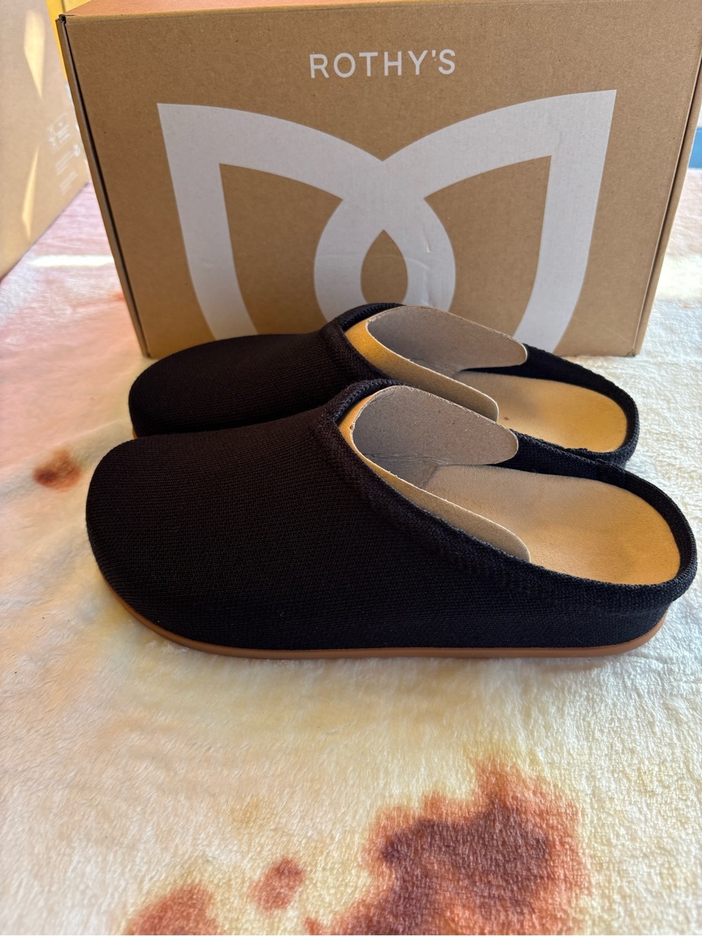 Rothy's Black Slip-On Women's Clogs - Picture 6 of 9
